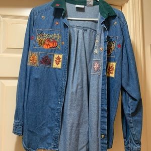 Fall jean jacket